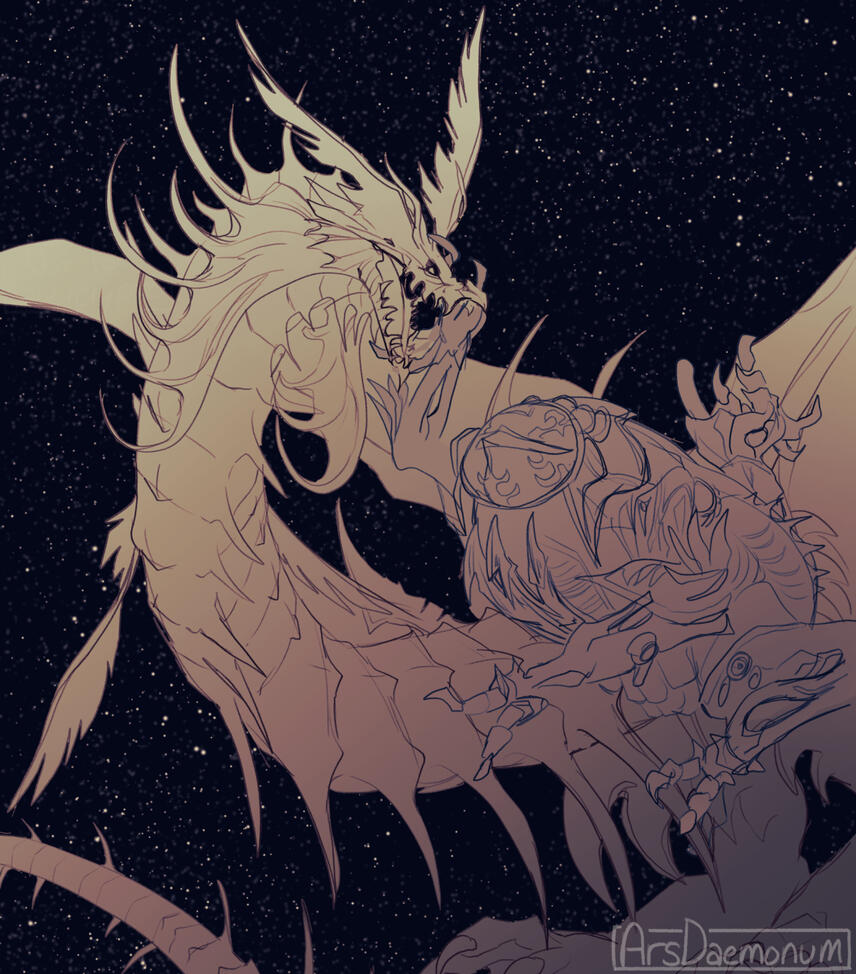 Midgardsormr and Omega (FFXIV)