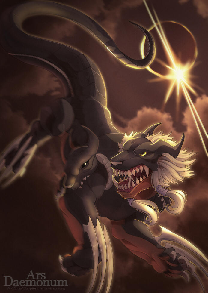 Cerberumon (Digigirl zine)